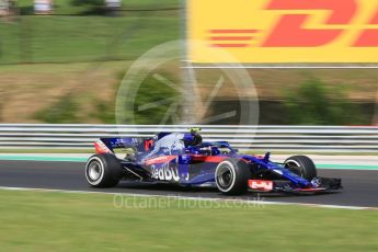 World © Octane Photographic Ltd. Formula 1 – Hungarian GP - Practice 2. Scuderia Toro Rosso STR13 – Pierre Gasly. Hungaroring, Budapest, Hungary. Friday 27th July 2018.