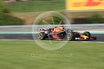 World © Octane Photographic Ltd. Formula 1 – Hungarian GP - Practice 2. Aston Martin Red Bull Racing TAG Heuer RB14 – Daniel Ricciardo. Hungaroring, Budapest, Hungary. Friday 27th July 2018.