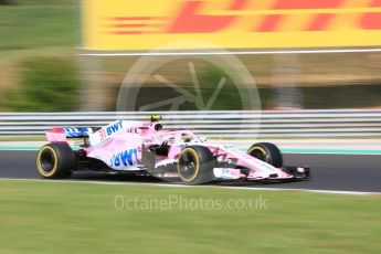 World © Octane Photographic Ltd. Formula 1 – Hungarian GP - Practice 2. Sahara Force India VJM11 - Esteban Ocon. Hungaroring, Budapest, Hungary. Friday 27th July 2018.