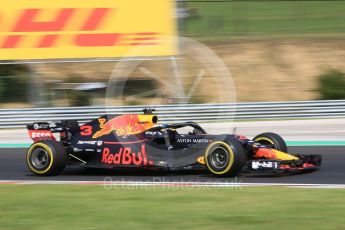 World © Octane Photographic Ltd. Formula 1 – Hungarian GP - Practice 2. Aston Martin Red Bull Racing TAG Heuer RB14 – Daniel Ricciardo. Hungaroring, Budapest, Hungary. Friday 27th July 2018.