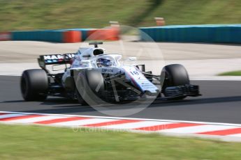 World © Octane Photographic Ltd. Formula 1 – Hungarian GP - Practice 2. Williams Martini Racing FW41 – Lance Stroll. Hungaroring, Budapest, Hungary. Friday 27th July 2018.