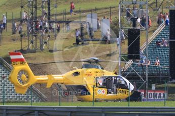 World © Octane Photographic Ltd. Formula 1 – Hungarian GP - Practice 2. Medical helicopter. Hungaroring, Budapest, Hungary. Friday 27th July 2018.
