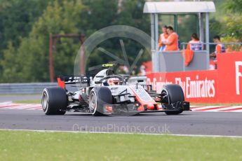 World © Octane Photographic Ltd. Formula 1 – Hungarian GP - Practice 2. Haas F1 Team VF-18 – Kevin Magnussen. Hungaroring, Budapest, Hungary. Friday 27th July 2018.