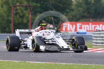 World © Octane Photographic Ltd. Formula 1 – Hungarian GP - Practice 2. Alfa Romeo Sauber F1 Team C37 – Charles Leclerc. Hungaroring, Budapest, Hungary. Friday 27th July 2018.