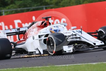 World © Octane Photographic Ltd. Formula 1 – Hungarian GP - Practice 2. Alfa Romeo Sauber F1 Team C37 – Marcus Ericsson. Hungaroring, Budapest, Hungary. Friday 27th July 2018.