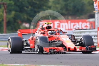 World © Octane Photographic Ltd. Formula 1 – Hungarian GP - Practice 2. Scuderia Ferrari SF71-H – Kimi Raikkonen. Hungaroring, Budapest, Hungary. Friday 27th July 2018.