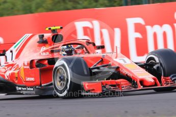 World © Octane Photographic Ltd. Formula 1 – Hungarian GP - Practice 2. Scuderia Ferrari SF71-H – Kimi Raikkonen. Hungaroring, Budapest, Hungary. Friday 27th July 2018.