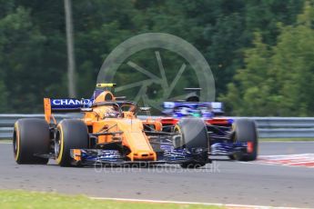 World © Octane Photographic Ltd. Formula 1 – Hungarian GP - Practice 2. McLaren MCL33 – Stoffel Vandoorne. Hungaroring, Budapest, Hungary. Friday 27th July 2018.