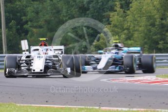 World © Octane Photographic Ltd. Formula 1 – Hungarian GP - Practice 2. Alfa Romeo Sauber F1 Team C37 – Charles Leclerc. Hungaroring, Budapest, Hungary. Friday 27th July 2018.