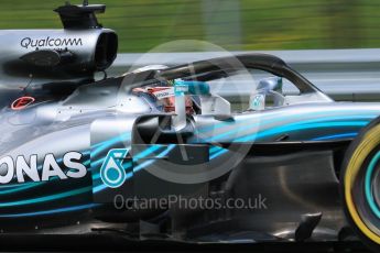 World © Octane Photographic Ltd. Formula 1 – Hungarian GP - Practice 2. Mercedes AMG Petronas Motorsport AMG F1 W09 EQ Power+ - Lewis Hamilton. Hungaroring, Budapest, Hungary. Friday 27th July 2018.