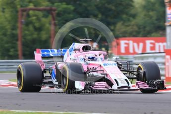 World © Octane Photographic Ltd. Formula 1 – Hungarian GP - Practice 2. Sahara Force India VJM11 - Sergio Perez. Hungaroring, Budapest, Hungary. Friday 27th July 2018.