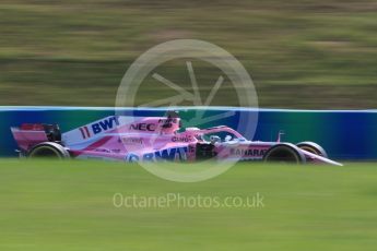 World © Octane Photographic Ltd. Formula 1 – Hungarian GP - Practice 2. Sahara Force India VJM11 - Sergio Perez. Hungaroring, Budapest, Hungary. Friday 27th July 2018.