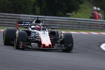 World © Octane Photographic Ltd. Formula 1 – Hungarian GP - Practice 2. Haas F1 Team VF-18 – Romain Grosjean. Hungaroring, Budapest, Hungary. Friday 27th July 2018.