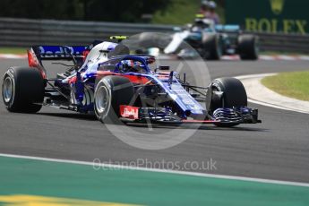 World © Octane Photographic Ltd. Formula 1 – Hungarian GP - Practice 2. Scuderia Toro Rosso STR13 – Pierre Gasly. Hungaroring, Budapest, Hungary. Friday 27th July 2018.