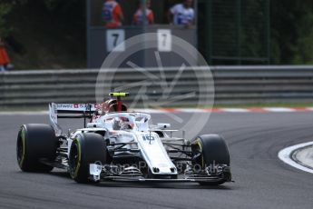 World © Octane Photographic Ltd. Formula 1 – Hungarian GP - Practice 2. Alfa Romeo Sauber F1 Team C37 – Charles Leclerc. Hungaroring, Budapest, Hungary. Friday 27th July 2018.