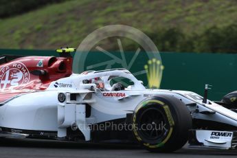 World © Octane Photographic Ltd. Formula 1 – Hungarian GP - Practice 2. Alfa Romeo Sauber F1 Team C37 – Charles Leclerc. Hungaroring, Budapest, Hungary. Friday 27th July 2018.