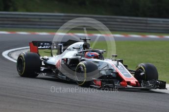 World © Octane Photographic Ltd. Formula 1 – Hungarian GP - Practice 2. Haas F1 Team VF-18 – Romain Grosjean. Hungaroring, Budapest, Hungary. Friday 27th July 2018.