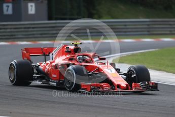 World © Octane Photographic Ltd. Formula 1 – Hungarian GP - Practice 2. Scuderia Ferrari SF71-H – Kimi Raikkonen. Hungaroring, Budapest, Hungary. Friday 27th July 2018.