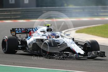 World © Octane Photographic Ltd. Formula 1 – Hungarian GP - Practice 2. Williams Martini Racing FW41 – Sergey Sirotkin. Hungaroring, Budapest, Hungary. Friday 27th July 2018.