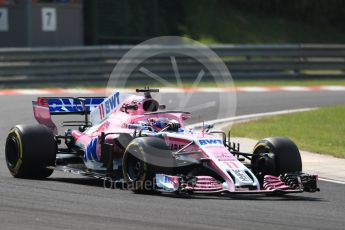 World © Octane Photographic Ltd. Formula 1 – Hungarian GP - Practice 2. Sahara Force India VJM11 - Sergio Perez. Hungaroring, Budapest, Hungary. Friday 27th July 2018.