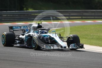 World © Octane Photographic Ltd. Formula 1 – Hungarian GP - Practice 2. Mercedes AMG Petronas Motorsport AMG F1 W09 EQ Power+ - Valtteri Bottas. Hungaroring, Budapest, Hungary. Friday 27th July 2018.