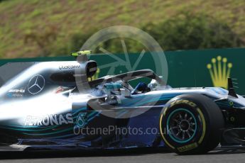 World © Octane Photographic Ltd. Formula 1 – Hungarian GP - Practice 2. Mercedes AMG Petronas Motorsport AMG F1 W09 EQ Power+ - Valtteri Bottas. Hungaroring, Budapest, Hungary. Friday 27th July 2018.