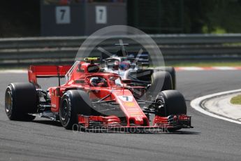 World © Octane Photographic Ltd. Formula 1 – Hungarian GP - Practice 2. Scuderia Ferrari SF71-H – Kimi Raikkonen. Hungaroring, Budapest, Hungary. Friday 27th July 2018.