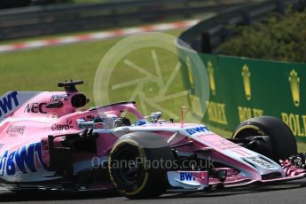 World © Octane Photographic Ltd. Formula 1 – Hungarian GP - Practice 2. Sahara Force India VJM11 - Sergio Perez. Hungaroring, Budapest, Hungary. Friday 27th July 2018.