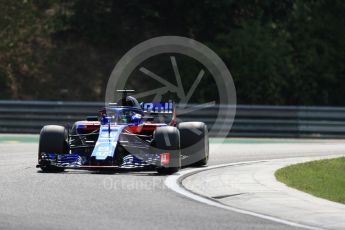 World © Octane Photographic Ltd. Formula 1 – Hungarian GP - Practice 2. Scuderia Toro Rosso STR13 – Brendon Hartley. Hungaroring, Budapest, Hungary. Friday 27th July 2018.