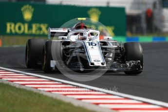 World © Octane Photographic Ltd. Formula 1 – Hungarian GP - Practice 2. Alfa Romeo Sauber F1 Team C37 – Charles Leclerc. Hungaroring, Budapest, Hungary. Friday 27th July 2018.