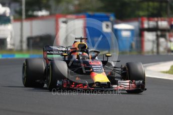 World © Octane Photographic Ltd. Formula 1 – Hungarian GP - Practice 2. Aston Martin Red Bull Racing TAG Heuer RB14 – Daniel Ricciardo. Hungaroring, Budapest, Hungary. Friday 27th July 2018.