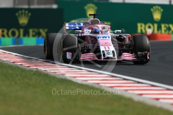 World © Octane Photographic Ltd. Formula 1 – Hungarian GP - Practice 2. Sahara Force India VJM11 - Sergio Perez. Hungaroring, Budapest, Hungary. Friday 27th July 2018.