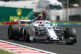 World © Octane Photographic Ltd. Formula 1 – Hungarian GP - Practice 2. Alfa Romeo Sauber F1 Team C37 – Charles Leclerc. Hungaroring, Budapest, Hungary. Friday 27th July 2018.