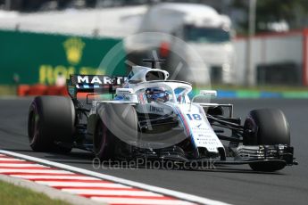 World © Octane Photographic Ltd. Formula 1 – Hungarian GP - Practice 2. Williams Martini Racing FW41 – Lance Stroll. Hungaroring, Budapest, Hungary. Friday 27th July 2018.