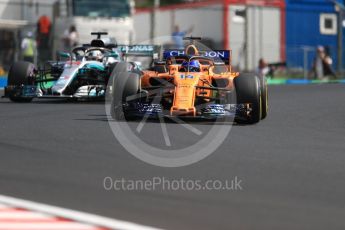 World © Octane Photographic Ltd. Formula 1 – Hungarian GP - Practice 2. McLaren MCL33 – Fernando Alonso. Hungaroring, Budapest, Hungary. Friday 27th July 2018.
