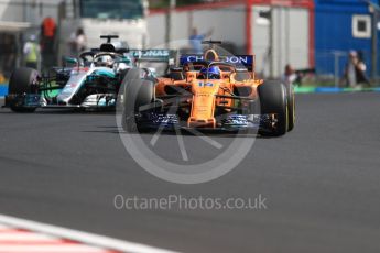 World © Octane Photographic Ltd. Formula 1 – Hungarian GP - Practice 2. McLaren MCL33 – Fernando Alonso. Hungaroring, Budapest, Hungary. Friday 27th July 2018.