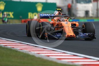 World © Octane Photographic Ltd. Formula 1 – Hungarian GP - Practice 2. McLaren MCL33 – Stoffel Vandoorne. Hungaroring, Budapest, Hungary. Friday 27th July 2018.