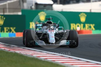 World © Octane Photographic Ltd. Formula 1 – Hungarian GP - Practice 2. Mercedes AMG Petronas Motorsport AMG F1 W09 EQ Power+ - Lewis Hamilton. Hungaroring, Budapest, Hungary. Friday 27th July 2018.