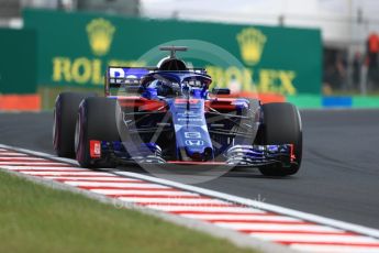 World © Octane Photographic Ltd. Formula 1 – Hungarian GP - Practice 2. Scuderia Toro Rosso STR13 – Brendon Hartley. Hungaroring, Budapest, Hungary. Friday 27th July 2018.