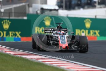 World © Octane Photographic Ltd. Formula 1 – Hungarian GP - Practice 2. Haas F1 Team VF-18 – Romain Grosjean. Hungaroring, Budapest, Hungary. Friday 27th July 2018.