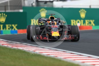 World © Octane Photographic Ltd. Formula 1 – Hungarian GP - Practice 2. Aston Martin Red Bull Racing TAG Heuer RB14 – Daniel Ricciardo. Hungaroring, Budapest, Hungary. Friday 27th July 2018.