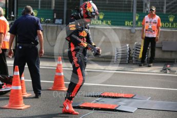 World © Octane Photographic Ltd. Formula 1 – Hungarian GP - Practice 2. Aston Martin Red Bull Racing TAG Heuer RB14 – Max Verstappen. Hungaroring, Budapest, Hungary. Friday 27th July 2018.