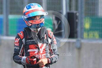 World © Octane Photographic Ltd. Formula 1 – Hungarian GP - Practice 2. Haas F1 Team VF-18 – Romain Grosjean. Hungaroring, Budapest, Hungary. Friday 27th July 2018.