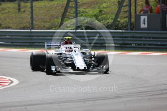 World © Octane Photographic Ltd. Formula 1 – Hungarian GP - Practice 3. Alfa Romeo Sauber F1 Team C37 – Charles Leclerc. Hungaroring, Budapest, Hungary. Saturday 28th July 2018.