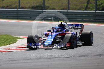 World © Octane Photographic Ltd. Formula 1 – Hungarian GP - Practice 3. Scuderia Toro Rosso STR13 – Pierre Gasly. Hungaroring, Budapest, Hungary. Saturday 28th July 2018.