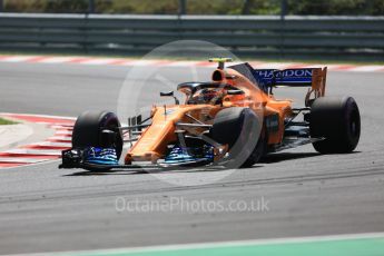 World © Octane Photographic Ltd. Formula 1 – Hungarian GP - Practice 3. McLaren MCL33 – Stoffel Vandoorne. Hungaroring, Budapest, Hungary. Saturday 28th July 2018.
