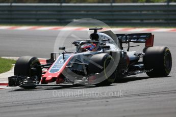 World © Octane Photographic Ltd. Formula 1 – Hungarian GP - Practice 3. Haas F1 Team VF-18 – Romain Grosjean. Hungaroring, Budapest, Hungary. Saturday 28th July 2018.
