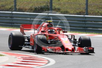 World © Octane Photographic Ltd. Formula 1 – Hungarian GP - Practice 3. Scuderia Ferrari SF71-H – Kimi Raikkonen. Hungaroring, Budapest, Hungary. Saturday 28th July 2018.
