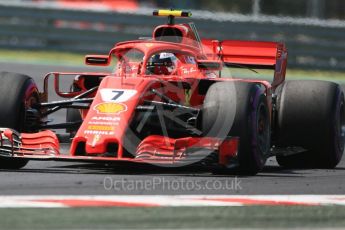 World © Octane Photographic Ltd. Formula 1 – Hungarian GP - Practice 3. Scuderia Ferrari SF71-H – Kimi Raikkonen. Hungaroring, Budapest, Hungary. Saturday 28th July 2018.