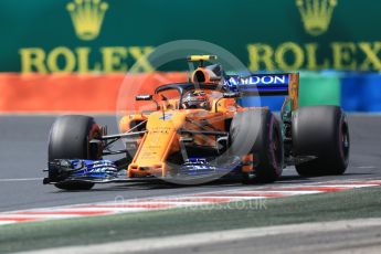 World © Octane Photographic Ltd. Formula 1 – Hungarian GP - Practice 3. McLaren MCL33 – Stoffel Vandoorne. Hungaroring, Budapest, Hungary. Saturday 28th July 2018.